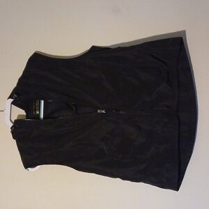 Mens G.H. Bass & Co. Explorer Black Polyester Vest Size XL